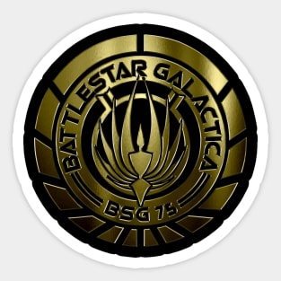 Battlestar Galactica Crest (Metal) Sticker